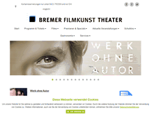 Tablet Screenshot of bremerfilmkunsttheater.de